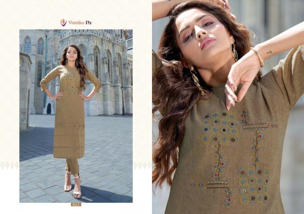 Vamika Nx Apsara 5 Cotton Fancy Wear Kurti With Pant Collection